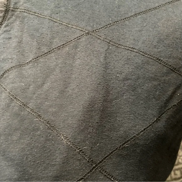 Alice & Olivia Black Long Cowl Neck Sleeveless Shirt/Tunic/Dress - Picture 7 of 7